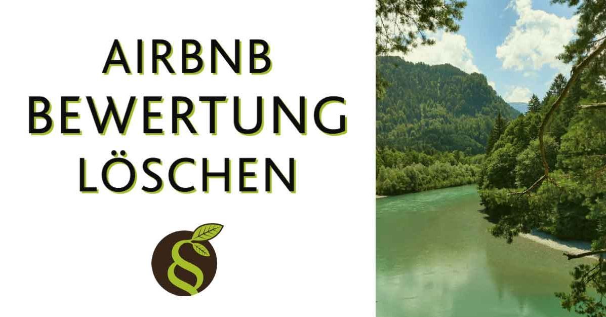 Airbnb Bewertung löschen