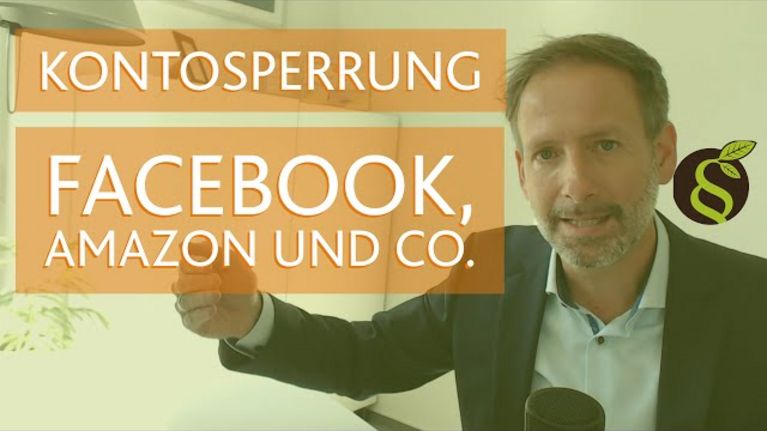 YouTube Video: Werbekonto gesperrt - Kontosperrung Facebook, Amazon und Co.